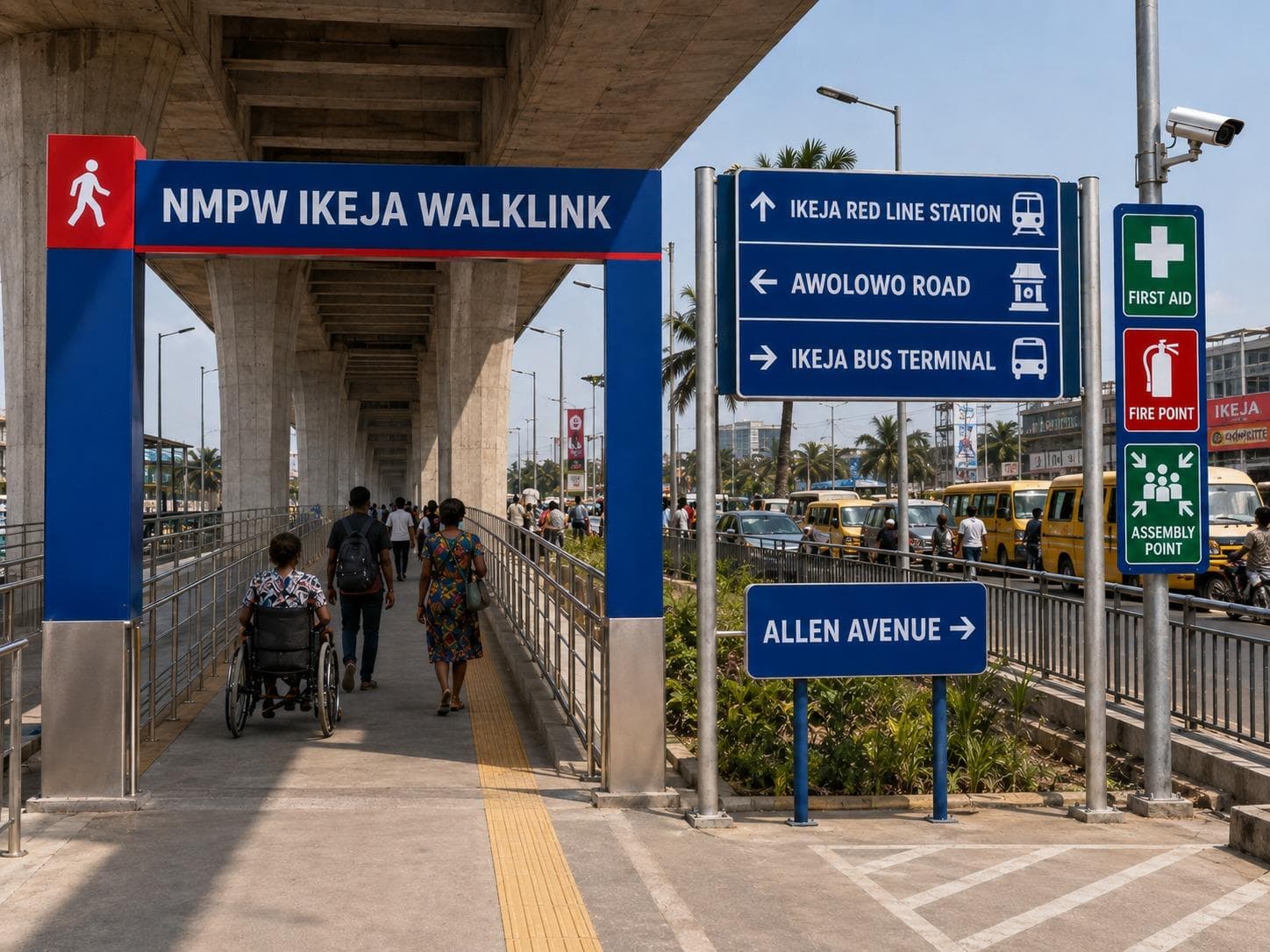 NMPW pedestrian infrastructure
