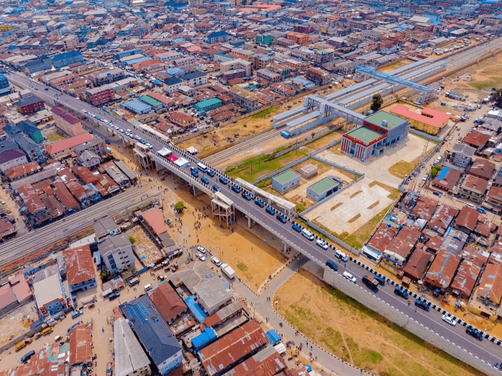 Pedestrian infrastructure representing the Mushin NMPW Link